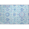 Piper Looms Mayfield Floral AMF751 Sky Machine Washable Area Rug Scatter Main Image