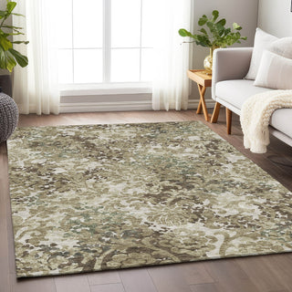 Piper Looms Mayfield Floral AMF752 Beige Machine Washable Area Rug Lifestyle Image Feature