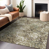 Piper Looms Mayfield Floral AMF752 Beige Machine Washable Area Rug Lifestyle Image Feature
