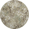 Piper Looms Mayfield Floral AMF752 Beige Machine Washable Area Rug Round Main Image