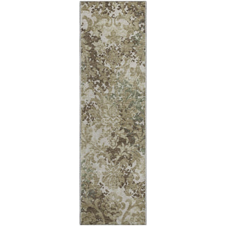 Piper Looms Mayfield Floral AMF752 Beige Machine Washable Area Rug Runner Main Image