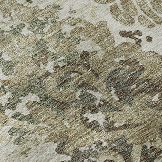 Piper Looms Mayfield Floral AMF752 Beige Machine Washable Area Rug Swatch Image