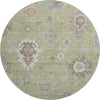 Piper Looms Mayfield Oushak AMF753 Aloe Machine Washable Area Rug Round Main Image