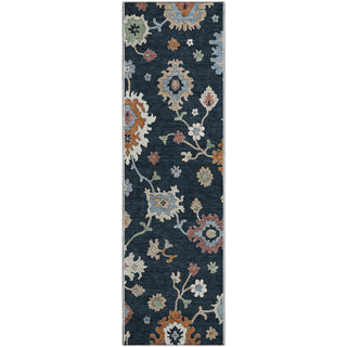 Piper Looms Mayfield Oushak AMF753 Black Machine Washable Area Rug Runner Main Image