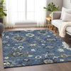 Piper Looms Mayfield Oushak AMF753 Blue Machine Washable Area Rug Lifestyle Image Feature