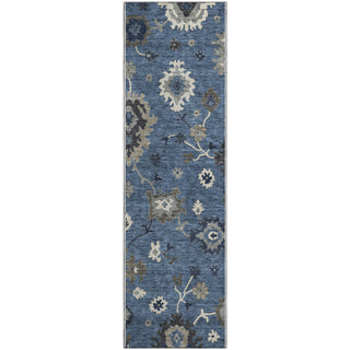 Piper Looms Mayfield Oushak AMF753 Blue Machine Washable Area Rug Runner Main Image