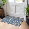 Piper Looms Mayfield Oushak AMF753 Blue Machine Washable Area Rug Scatter Lifestyle Image Feature