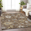 Piper Looms Mayfield Oushak AMF753 Chocolate Machine Washable Area Rug Lifestyle Image Feature