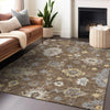 Piper Looms Mayfield Oushak AMF753 Chocolate Machine Washable Area Rug Lifestyle Image Feature