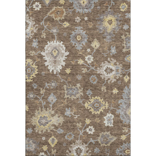 Piper Looms Mayfield Oushak AMF753 Chocolate Machine Washable Area Rug main image