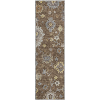 Piper Looms Mayfield Oushak AMF753 Chocolate Machine Washable Area Rug Runner Main Image
