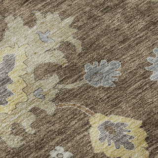 Piper Looms Mayfield Oushak AMF753 Chocolate Machine Washable Area Rug Swatch Image