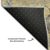 Piper Looms Mayfield Oushak AMF753 Gold Machine Washable Area Rug Backing Image