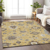 Piper Looms Mayfield Oushak AMF753 Gold Machine Washable Area Rug Lifestyle Image Feature