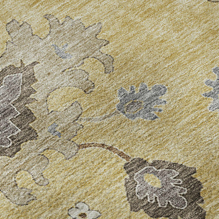 Piper Looms Mayfield Oushak AMF753 Gold Machine Washable Area Rug Swatch Image