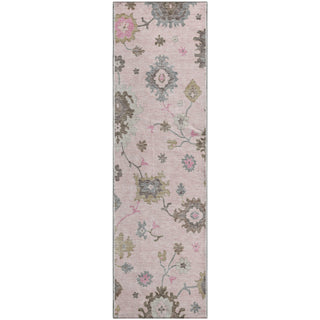 Piper Looms Mayfield Oushak AMF753 Pink Machine Washable Area Rug Runner Main Image