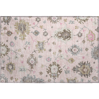 Piper Looms Mayfield Oushak AMF753 Pink Machine Washable Area Rug Scatter Main Image