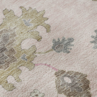 Piper Looms Mayfield Oushak AMF753 Pink Machine Washable Area Rug Swatch Image