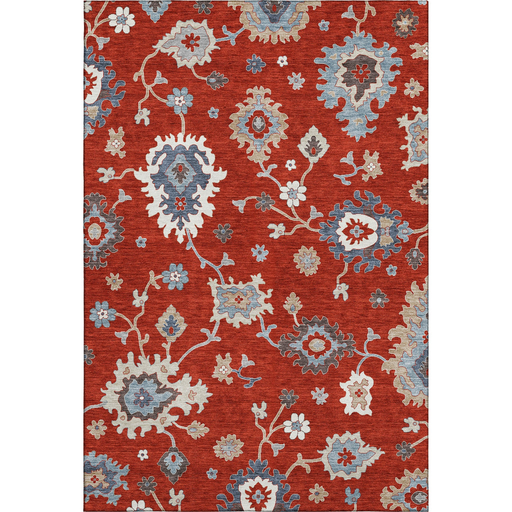 Piper Looms Mayfield Oushak AMF753 Red Machine Washable Area Rug main image
