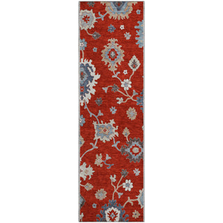 Piper Looms Mayfield Oushak AMF753 Red Machine Washable Area Rug Runner Main Image