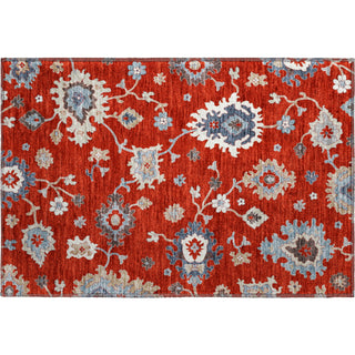 Piper Looms Mayfield Oushak AMF753 Red Machine Washable Area Rug Scatter Main Image