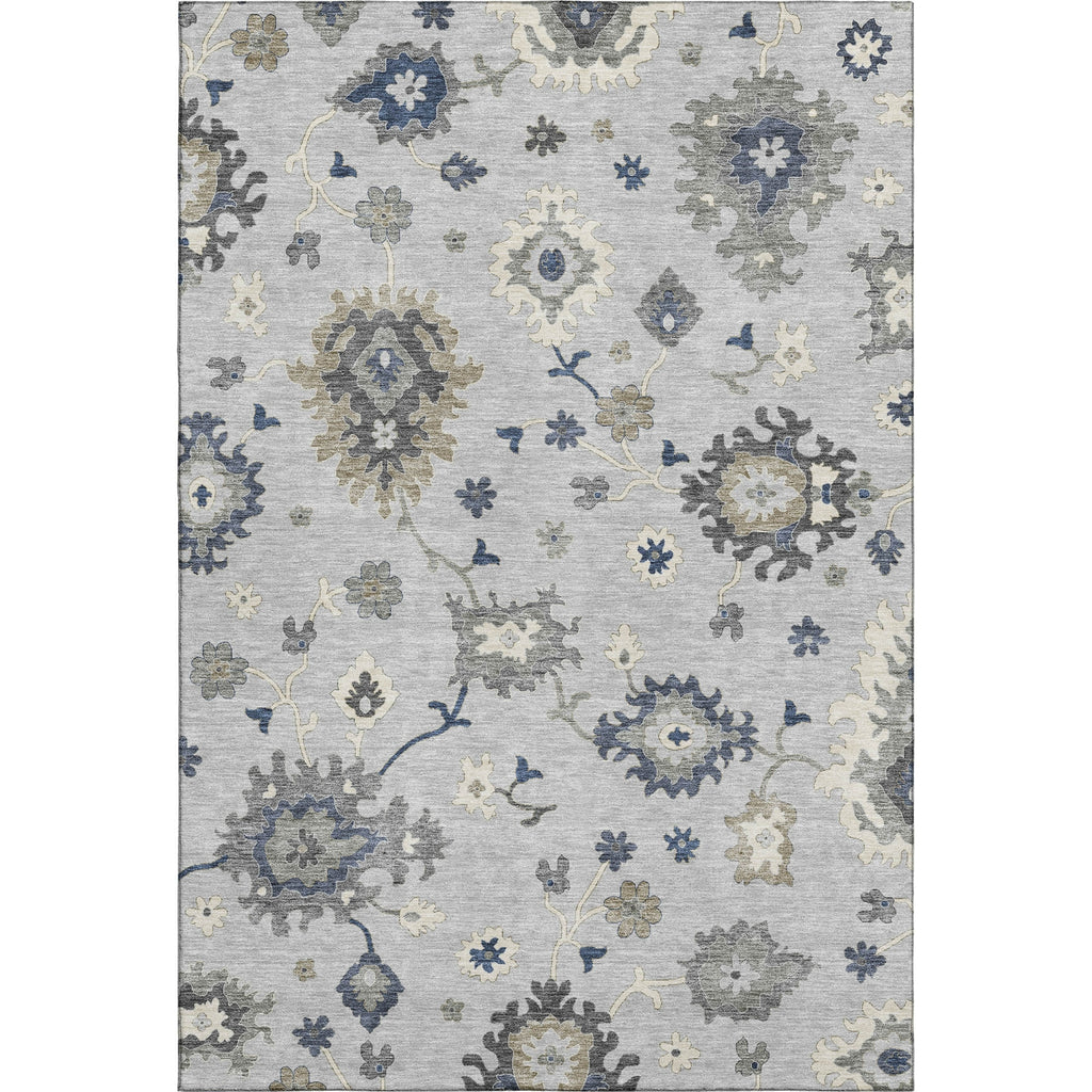 Piper Looms Mayfield Oushak AMF753 Silver Machine Washable Area Rug main image