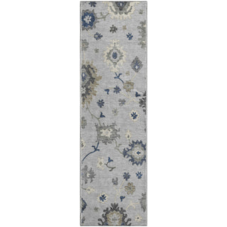 Piper Looms Mayfield Oushak AMF753 Silver Machine Washable Area Rug Runner Main Image
