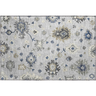 Piper Looms Mayfield Oushak AMF753 Silver Machine Washable Area Rug Scatter Main Image