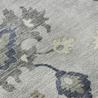 Piper Looms Mayfield Oushak AMF753 Silver Machine Washable Area Rug Swatch Image
