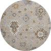 Piper Looms Mayfield Oushak AMF753 Taupe Machine Washable Area Rug Round Main Image