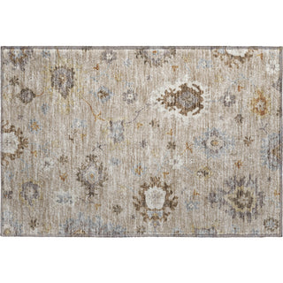 Piper Looms Mayfield Oushak AMF753 Taupe Machine Washable Area Rug Scatter Main Image