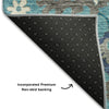 Piper Looms Mayfield Oushak AMF753 Teal Machine Washable Area Rug Backing Image