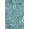 Piper Looms Mayfield Oushak AMF753 Teal Machine Washable Area Rug main image
