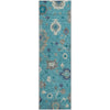 Piper Looms Mayfield Oushak AMF753 Teal Machine Washable Area Rug Runner Main Image