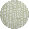 Piper Looms Mayfield Squares AMF754 Aloe Machine Washable Area Rug Round Main Image