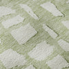 Piper Looms Mayfield Squares AMF754 Aloe Machine Washable Area Rug Swatch Image