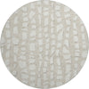Piper Looms Mayfield Squares AMF754 Beige Machine Washable Area Rug Round Main Image