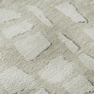 Piper Looms Mayfield Squares AMF754 Beige Machine Washable Area Rug Swatch Image