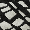Piper Looms Mayfield Squares AMF754 Black Machine Washable Area Rug Swatch Image