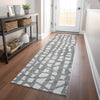 Piper Looms Mayfield Squares AMF754 Gray Machine Washable Area Rug Runner Lifestyle Image Feature
