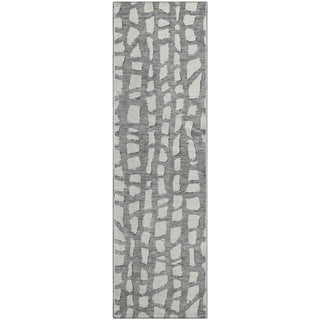 Piper Looms Mayfield Squares AMF754 Gray Machine Washable Area Rug Runner Main Image