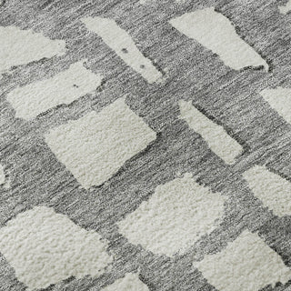 Piper Looms Mayfield Squares AMF754 Gray Machine Washable Area Rug Swatch Image