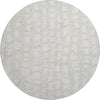 Piper Looms Mayfield Squares AMF754 Ivory Machine Washable Area Rug Round Main Image