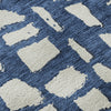 Piper Looms Mayfield Squares AMF754 Navy Machine Washable Area Rug Swatch Image
