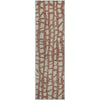 Piper Looms Mayfield Squares AMF754 Paprika Machine Washable Area Rug Runner Main Image