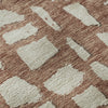 Piper Looms Mayfield Squares AMF754 Paprika Machine Washable Area Rug Swatch Image
