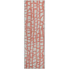 Piper Looms Mayfield Squares AMF754 Salmon Machine Washable Area Rug Runner Main Image