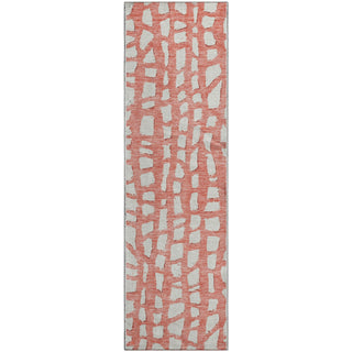 Piper Looms Mayfield Squares AMF754 Salmon Machine Washable Area Rug Runner Main Image