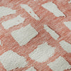 Piper Looms Mayfield Squares AMF754 Salmon Machine Washable Area Rug Swatch Image