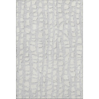 Piper Looms Mayfield Squares AMF754 Silver Machine Washable Area Rug main image